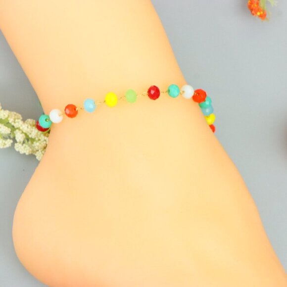 Handmade Anklet – A Stylish Choice for Women, Thoughtful Gift Idea, EVCH1172 - Picture 3 of 9